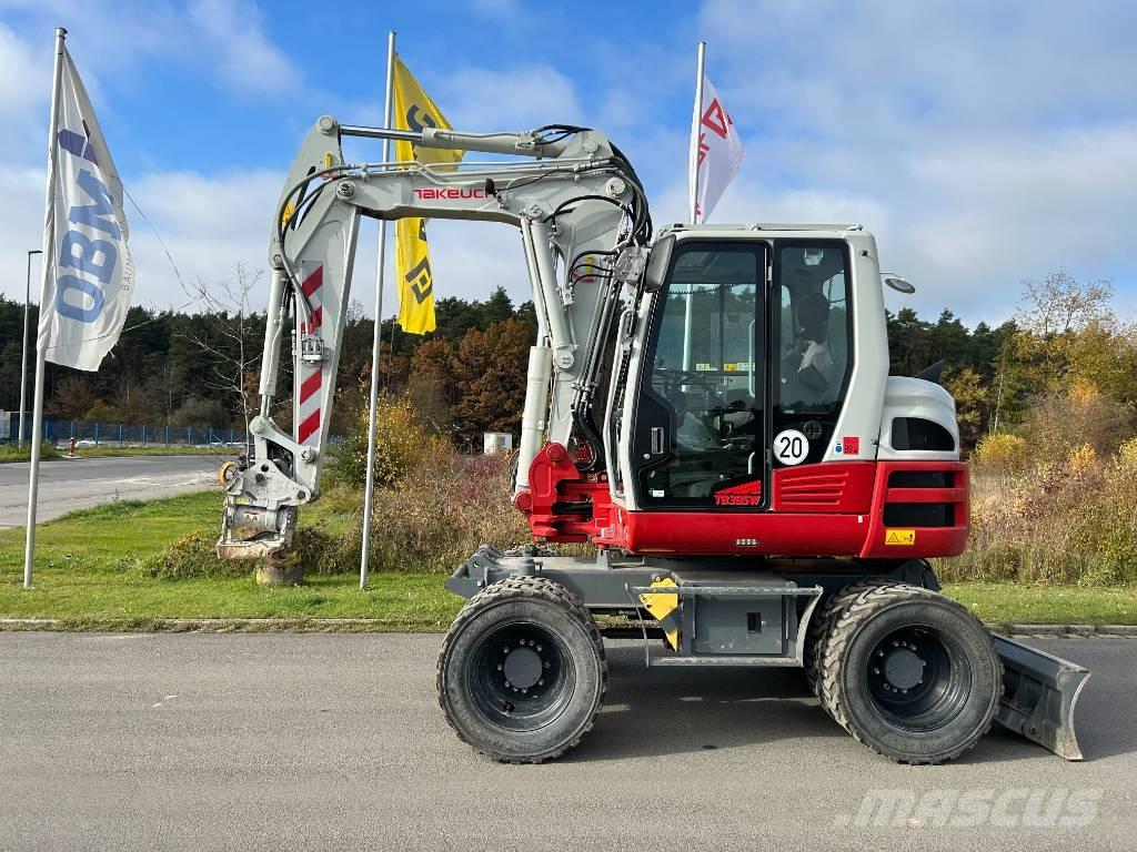 Takeuchi TB 395 W Gravemaskiner på hjul