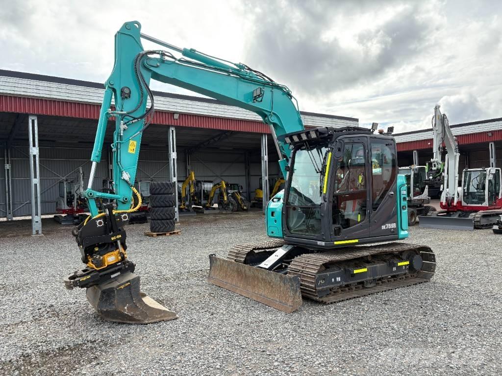 Kobelco SK75SR-7 Midi-gravemaskiner 7t - 12t