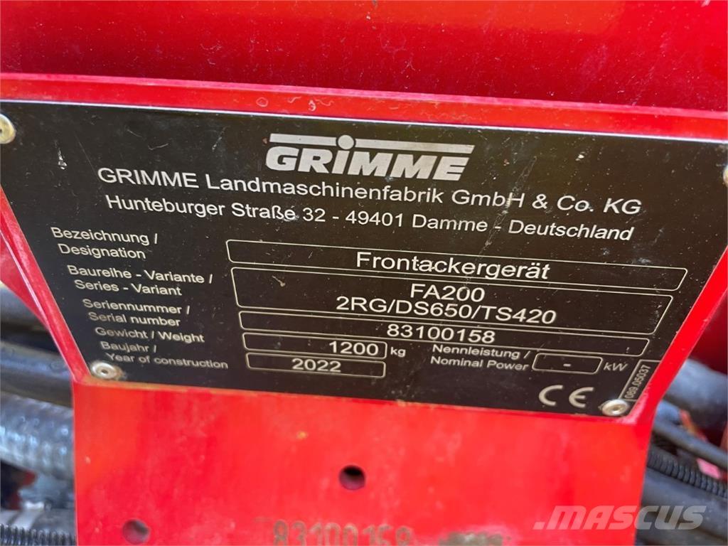 Grimme FA 200 Kartoffelmaskiner - Andet udstyr