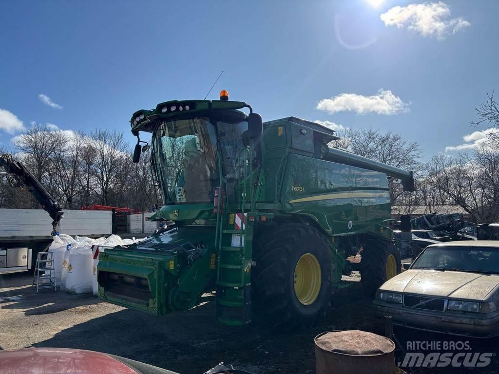 John Deere T670 Mejetærskere