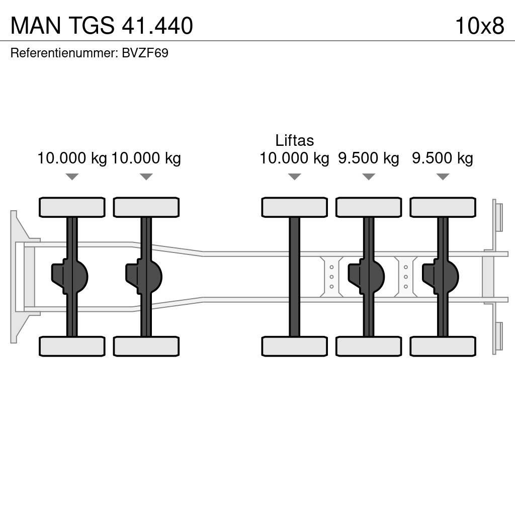 MAN TGS 41.440 Lastbiler med tip