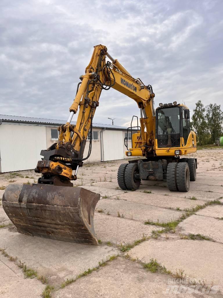 Komatsu 160 PW Gravemaskiner på hjul