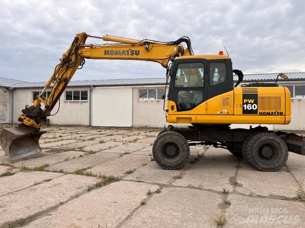 Komatsu 160 PW Gravemaskiner på hjul