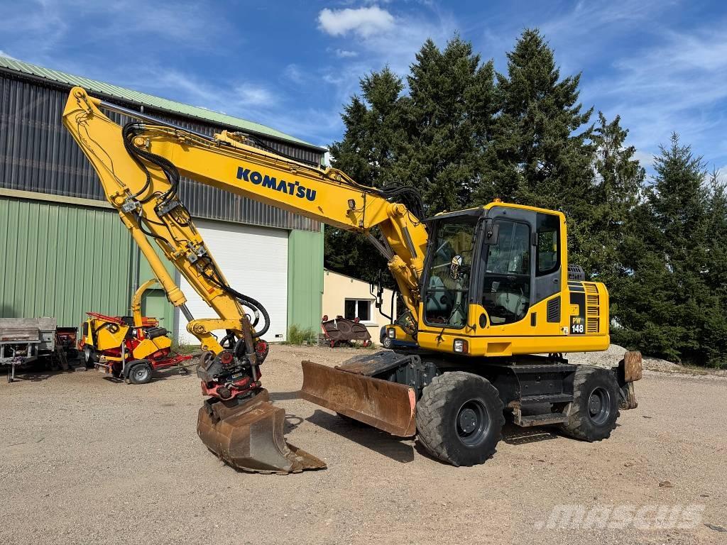 Komatsu PW 148-8 Gravemaskiner på hjul
