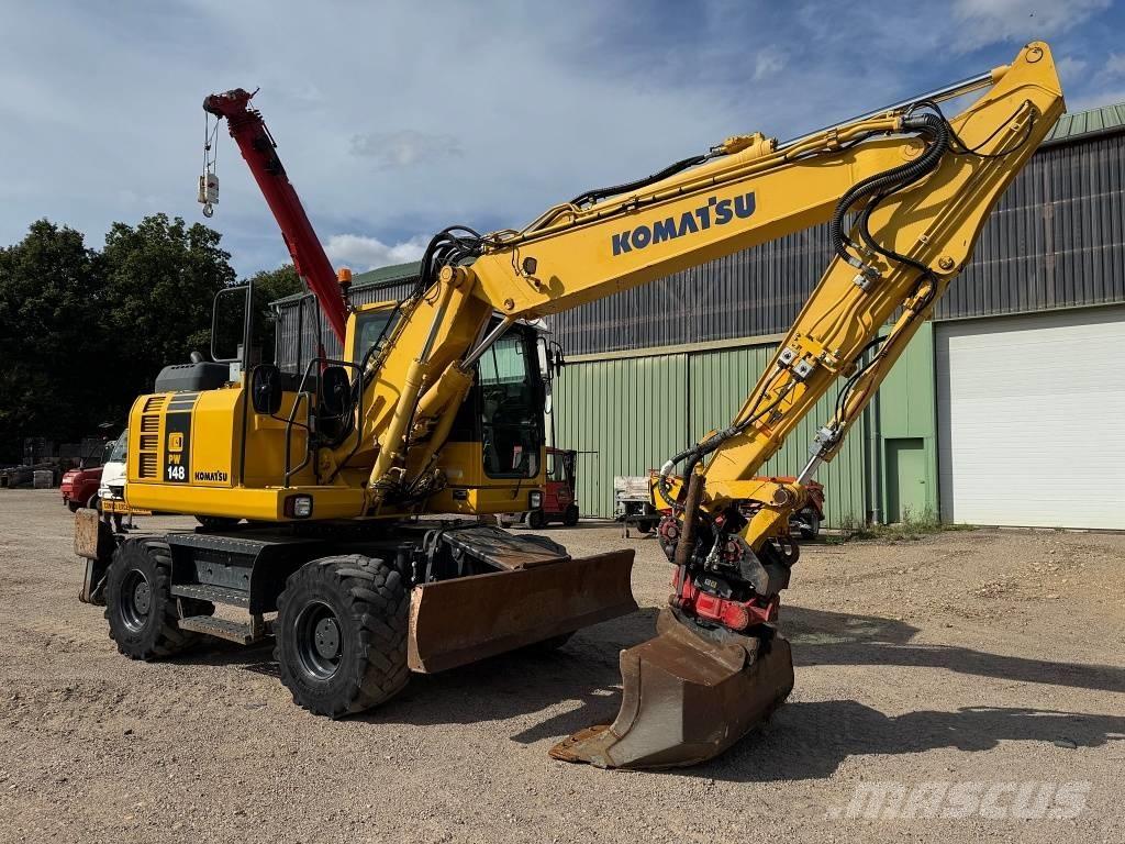Komatsu PW 148-8 Gravemaskiner på hjul