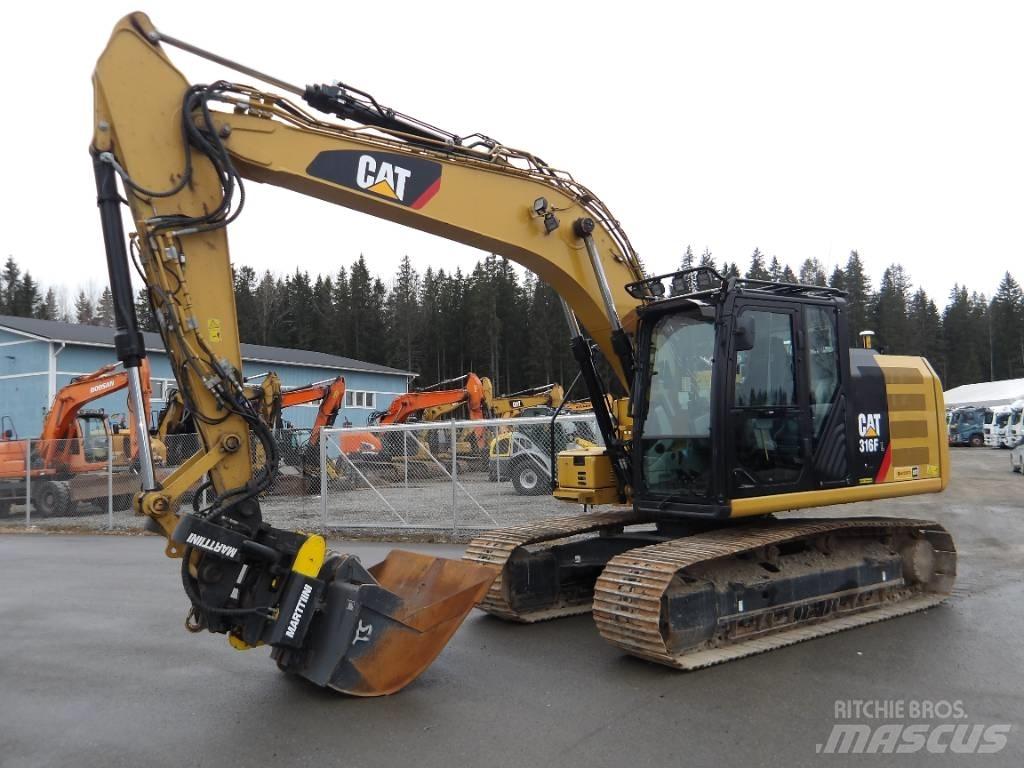 CAT 316 F Gravemaskiner på larvebånd