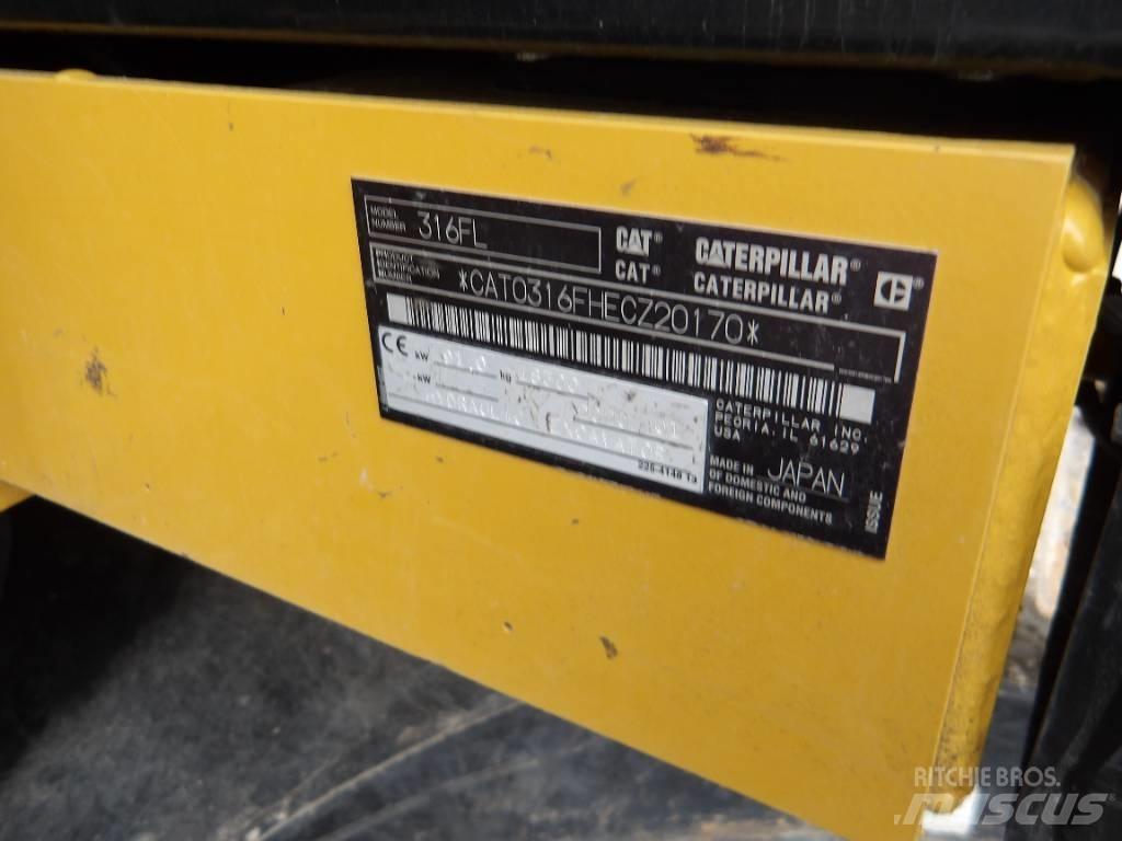 CAT 316 F Gravemaskiner på larvebånd