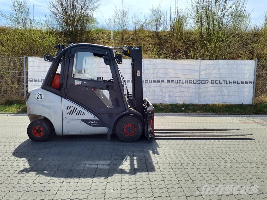 Linde H35T LPG gaffeltrucks