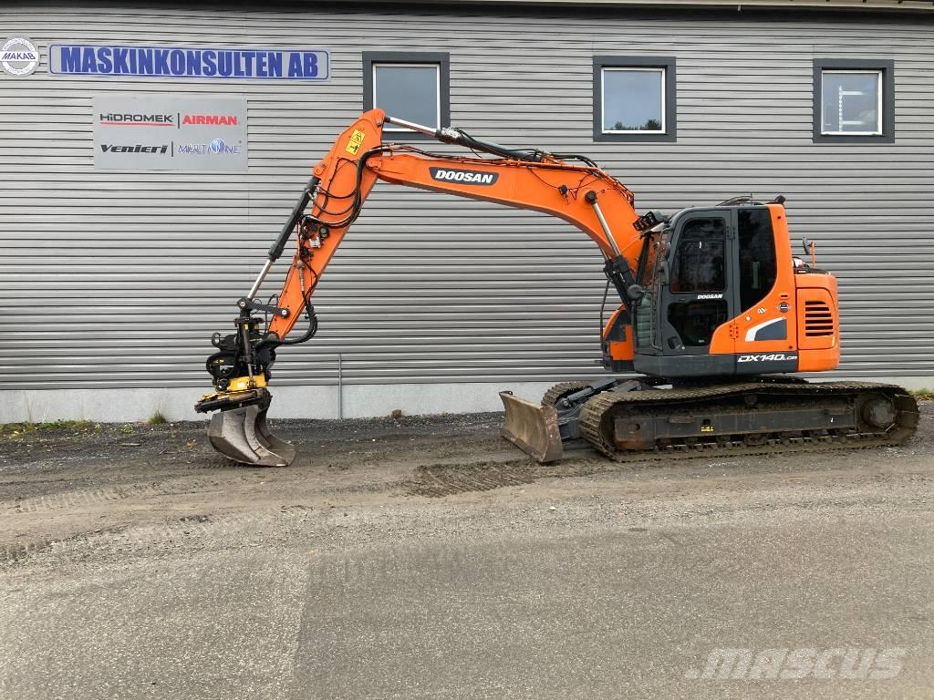 Doosan DX 140 LCR Gravemaskiner på larvebånd