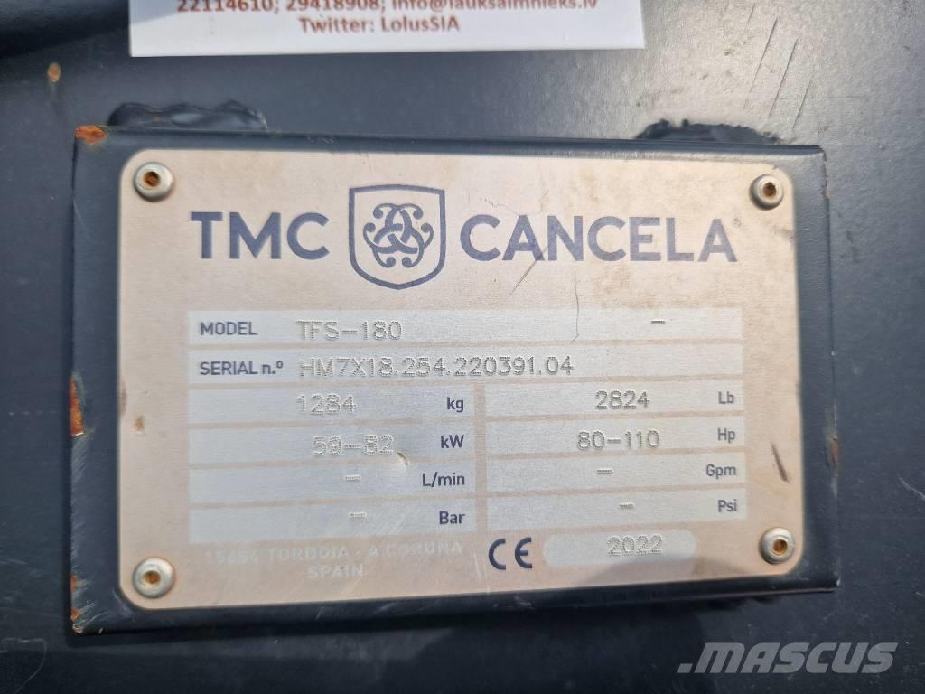TMC Cancela TFS-180 Elektriske harver / jordfræsere