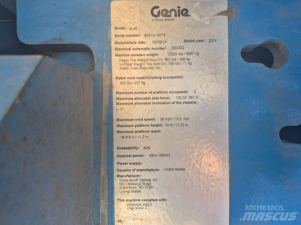 Genie S 45 Teleskoplifte