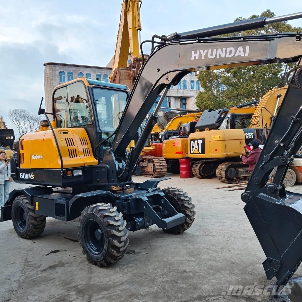 Hyundai 60 W VS Gravemaskiner på hjul