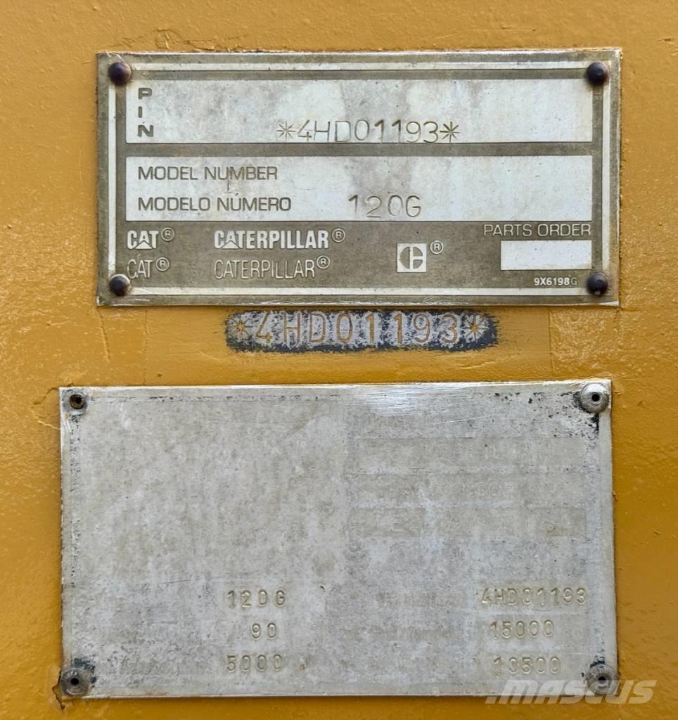 CAT 120 G Vejhøvle / Gradere