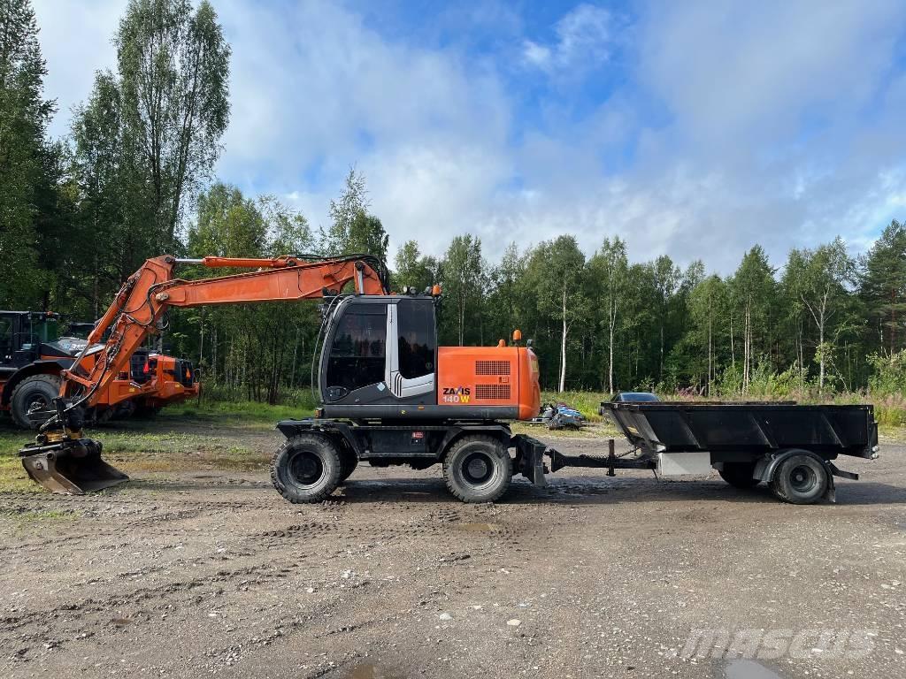 Hitachi ZX140W-3 Gravemaskiner på hjul