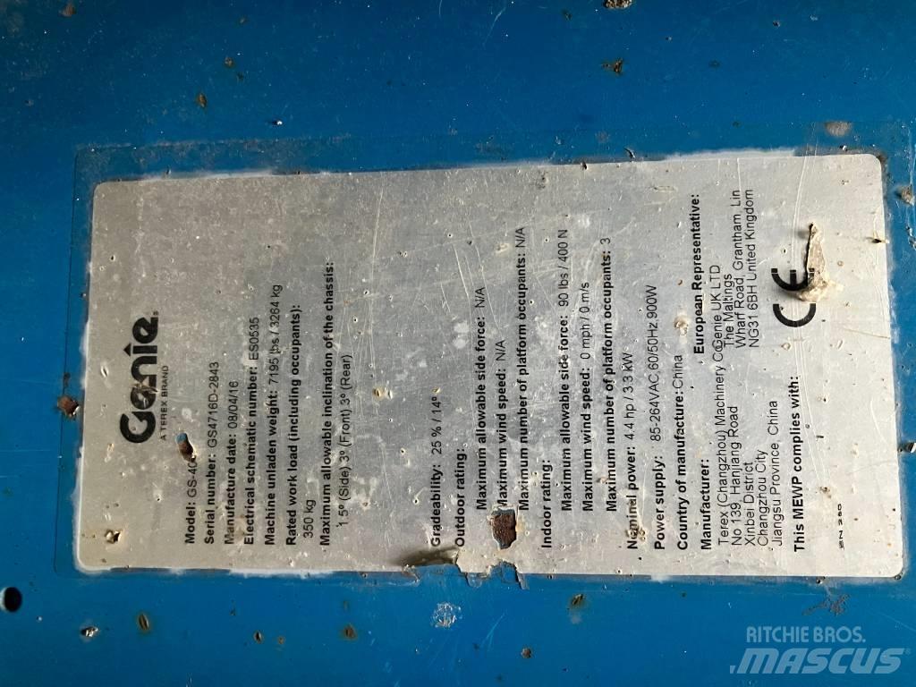 Genie GS 4047 Saxlifte