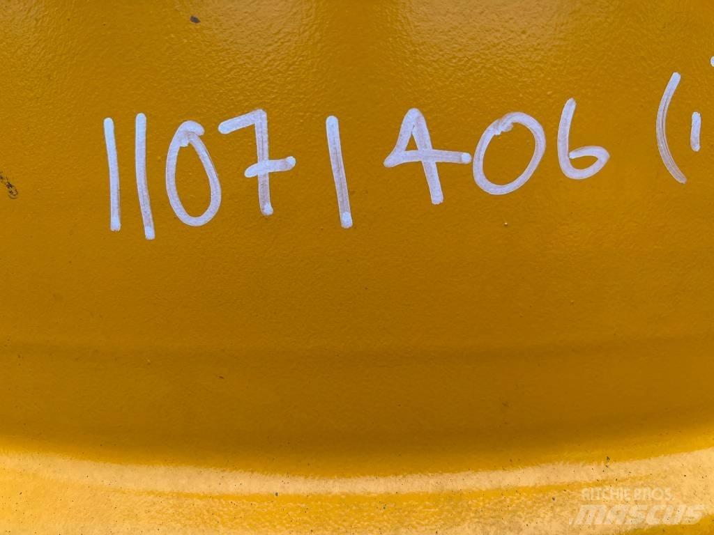 JCB 4 x Wheel Rims Hjul, Dæk og Fælge