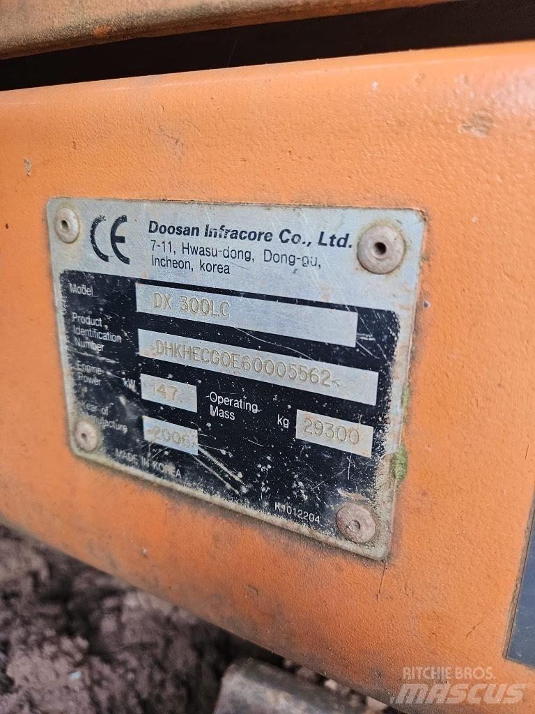 Doosan DX 300 LC-5 Gravemaskiner på larvebånd