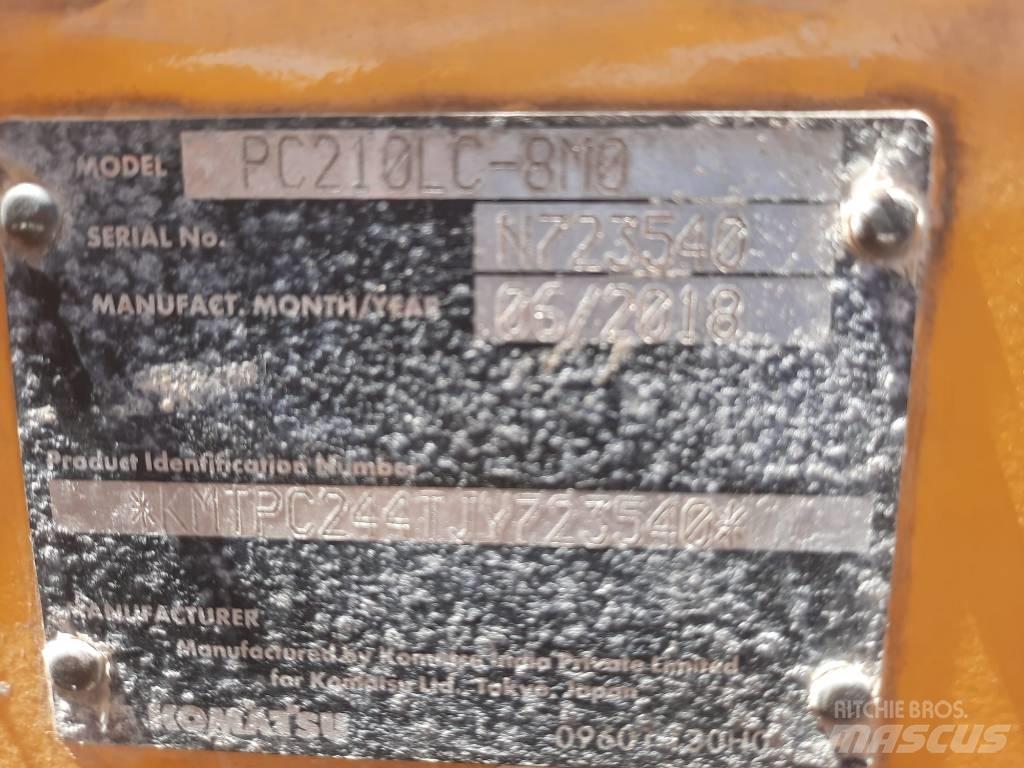 Komatsu PC 210 Gravemaskiner på larvebånd