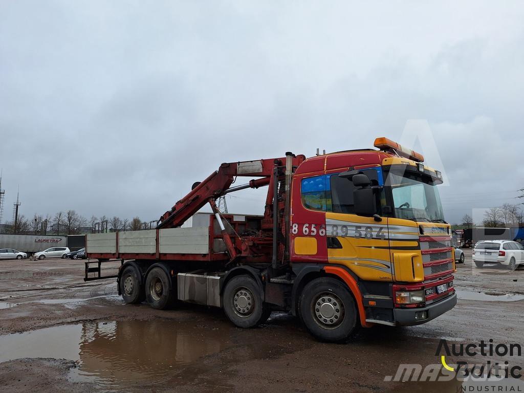Scania R 124 GB Lastbiler med tip