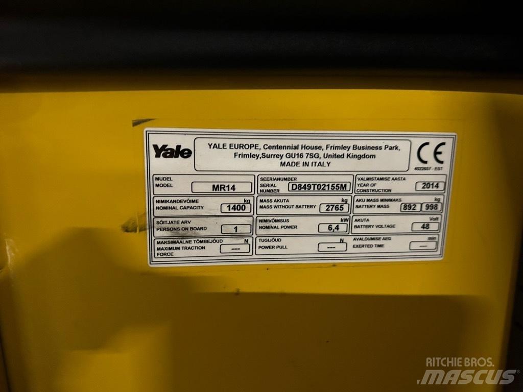 Yale MR 14 Reachtruck