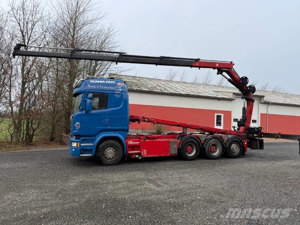 Scania R520 8x4 Lastbil med kran