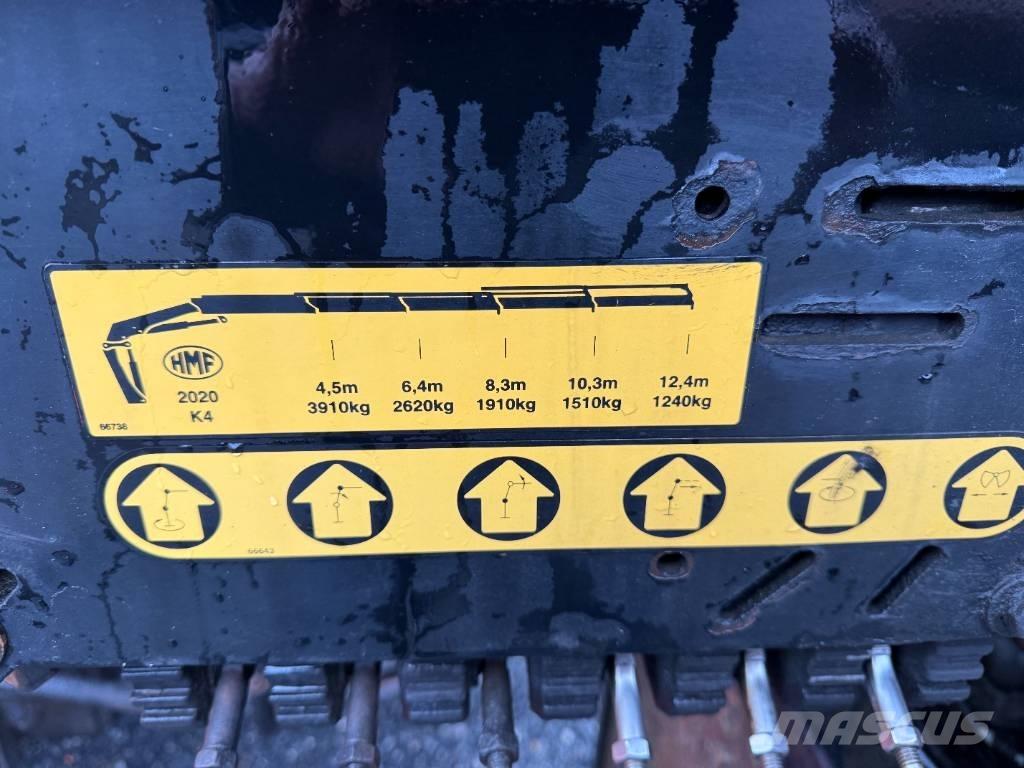 Scania R520 8x4 Lastbil med kran