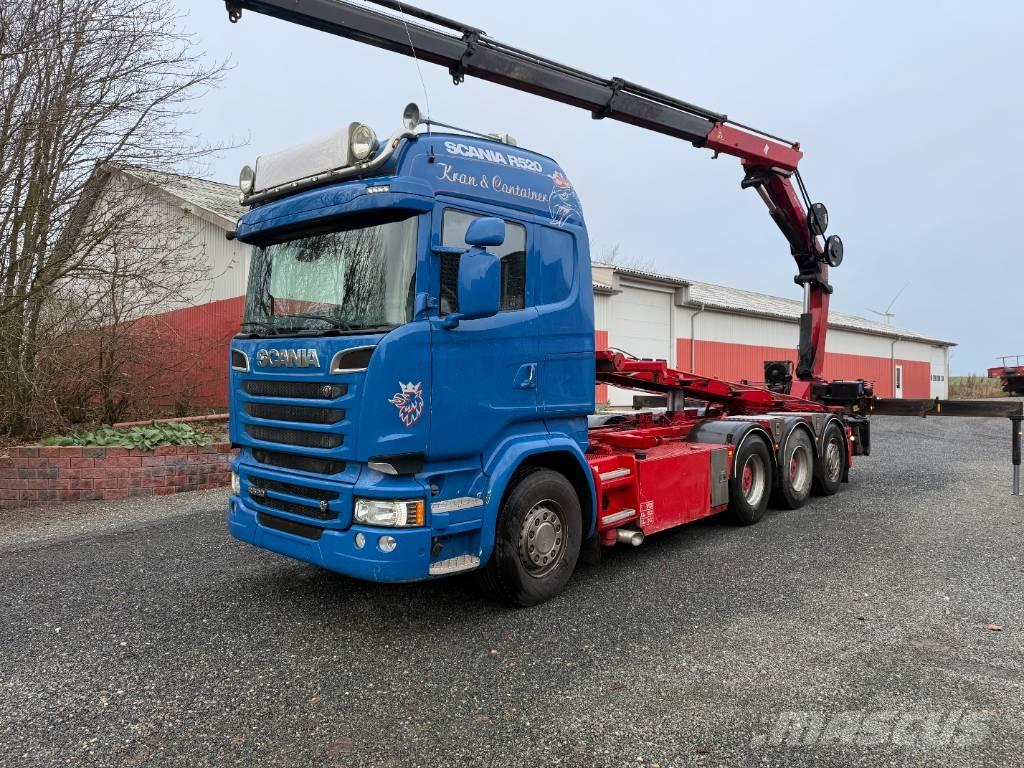 Scania R520 8x4 Lastbil med kran