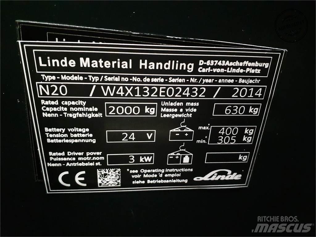 Linde N20-lang Plukketruck, lav