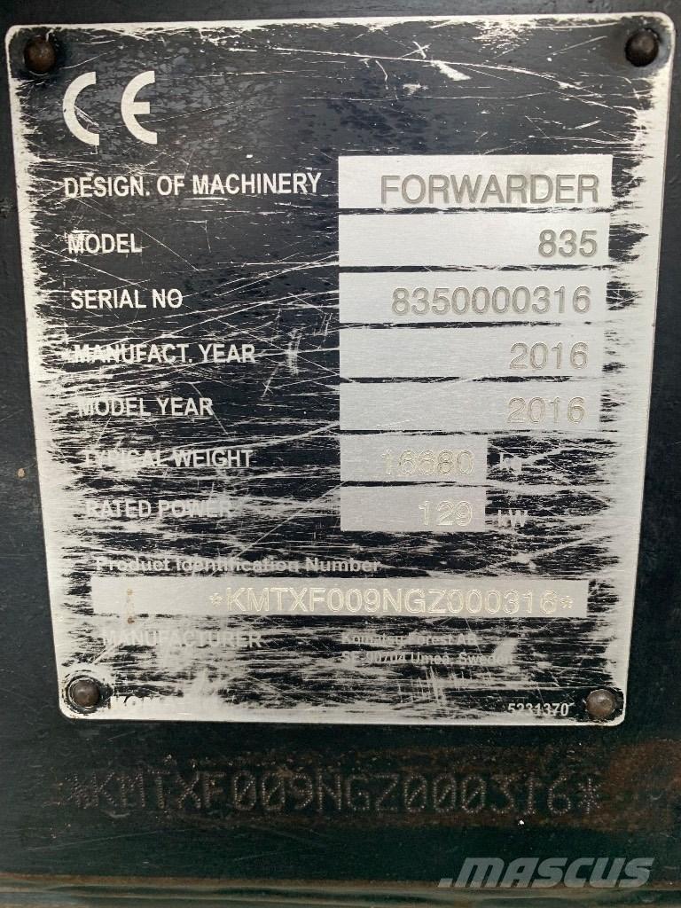 Komatsu 835 Udkørselsmaskiner