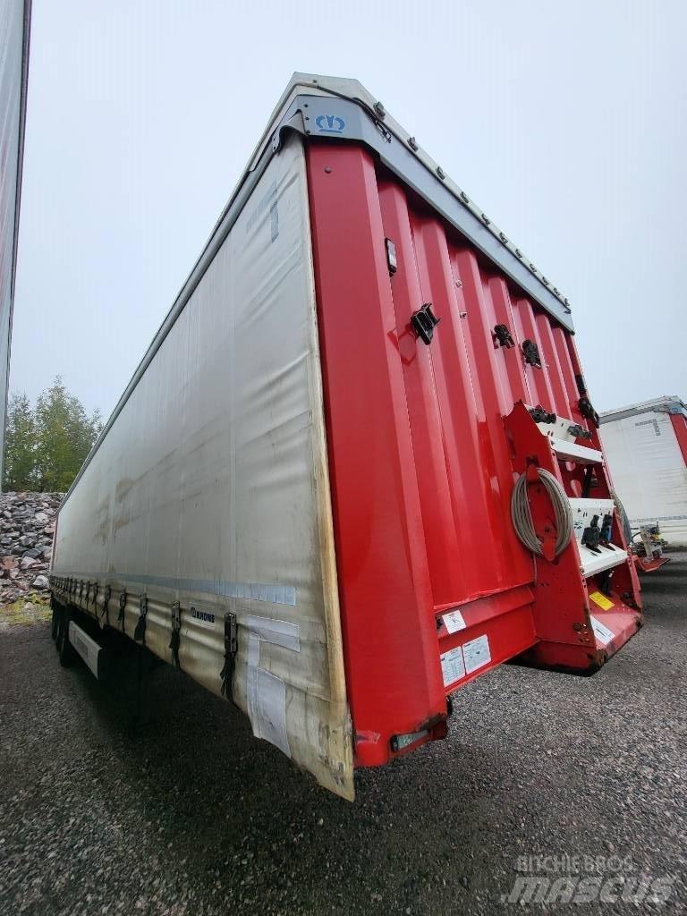 Krone Curtain Low Semi-trailer med Gardinsider
