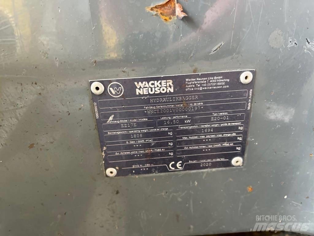 Wacker Neuson EZ17e Gravemaskiner på larvebånd