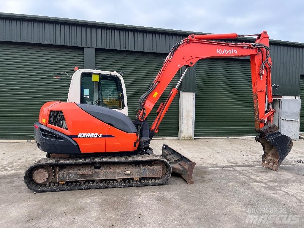 Kubota KX 080-3 Minigravemaskiner