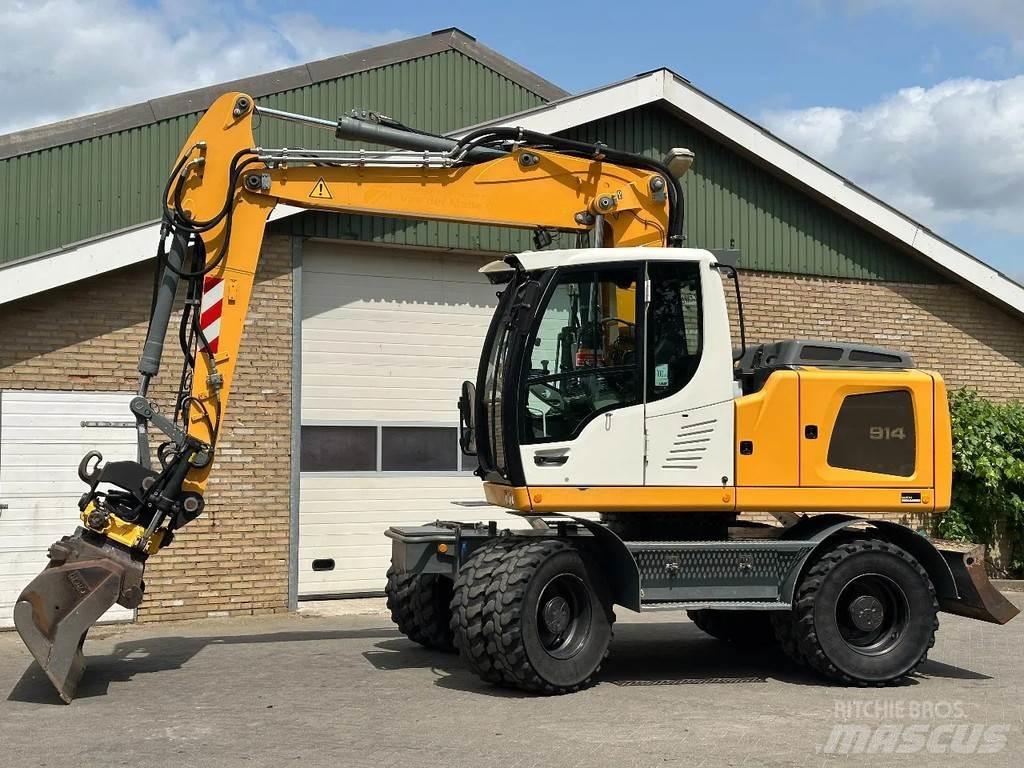 Liebherr A914 Gravemaskiner på hjul