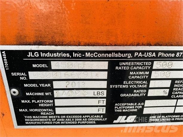 JLG 450 AJ Bomlifte med knækarm