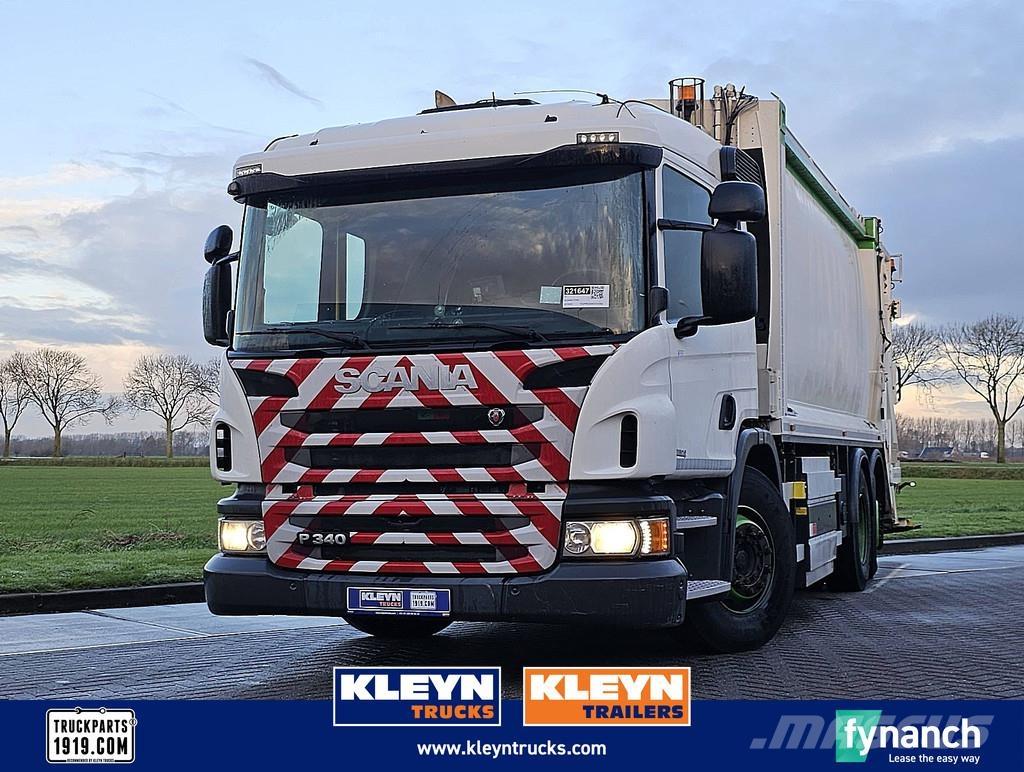 Scania P340 CNG Renovationslastbiler