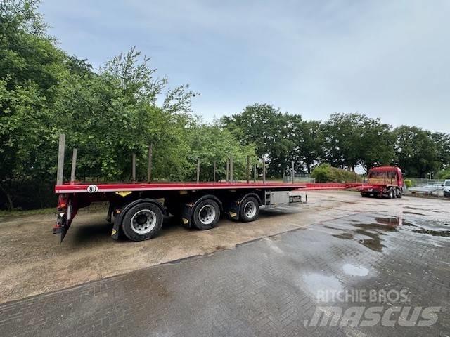 Broshuis 3AOU Semi-trailer med lad/flatbed