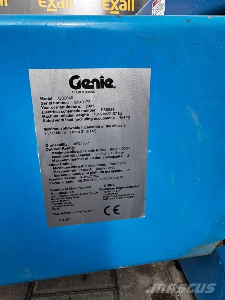 Genie GS 2646 Saxlifte