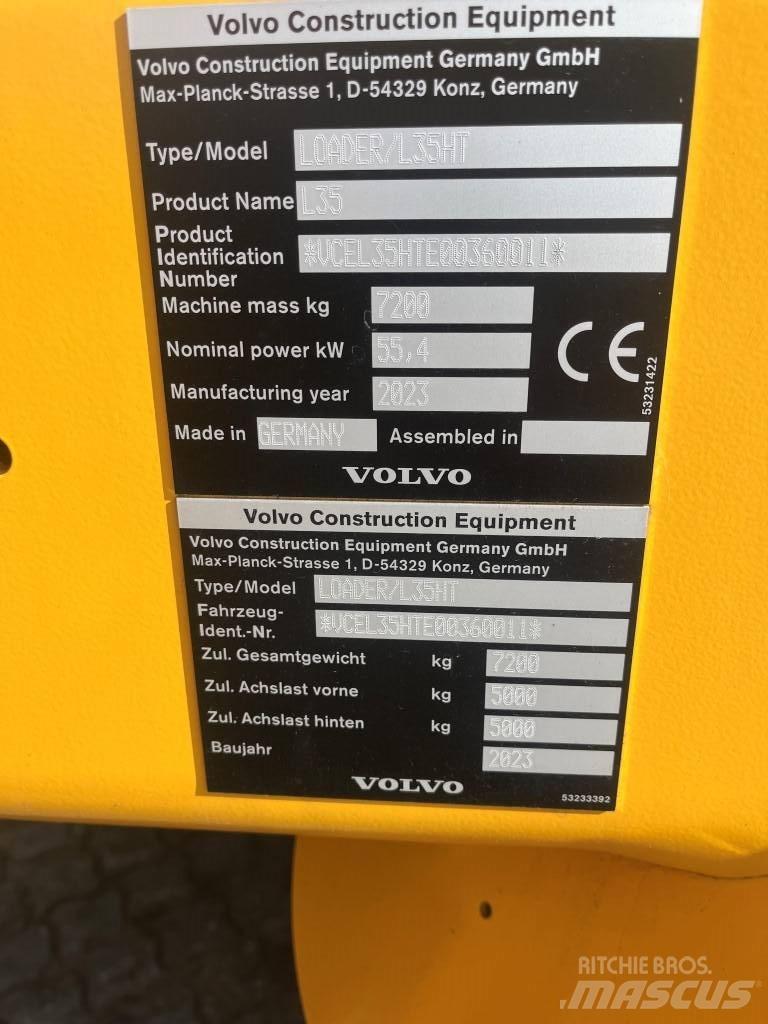 Volvo L35H Læssemaskiner på hjul