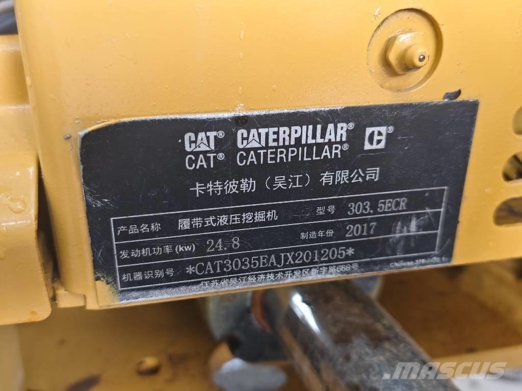 CAT 303.5 E CR Minigravemaskiner