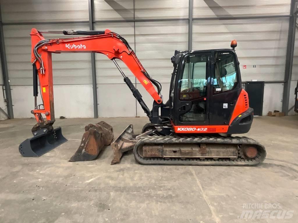 Kubota KX 080-4 A 2 Midi-gravemaskiner 7t - 12t