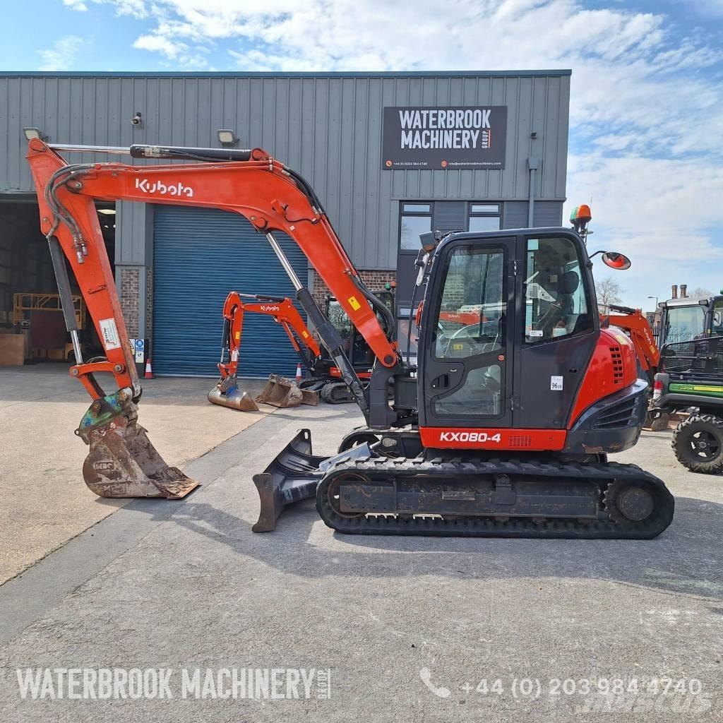 Kubota KX080-4 Midi-gravemaskiner 7t - 12t