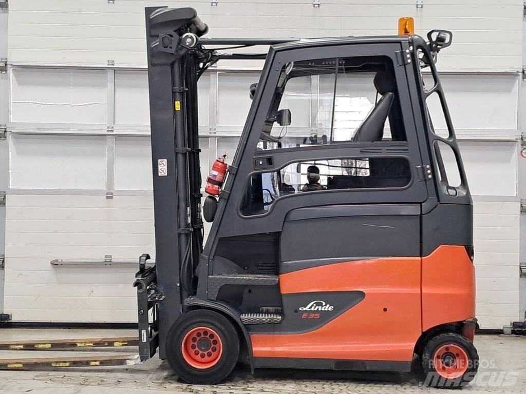 Linde E35HL-01 El gaffeltrucks