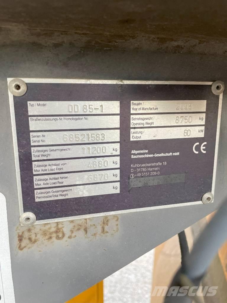 Volvo DD 85 Tvilling tromle