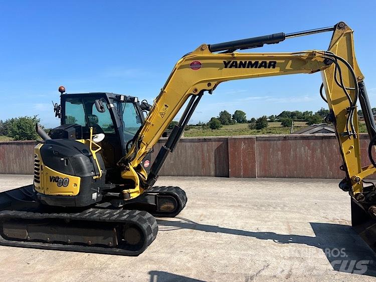 Yanmar Vio80-1a Midi-gravemaskiner 7t - 12t