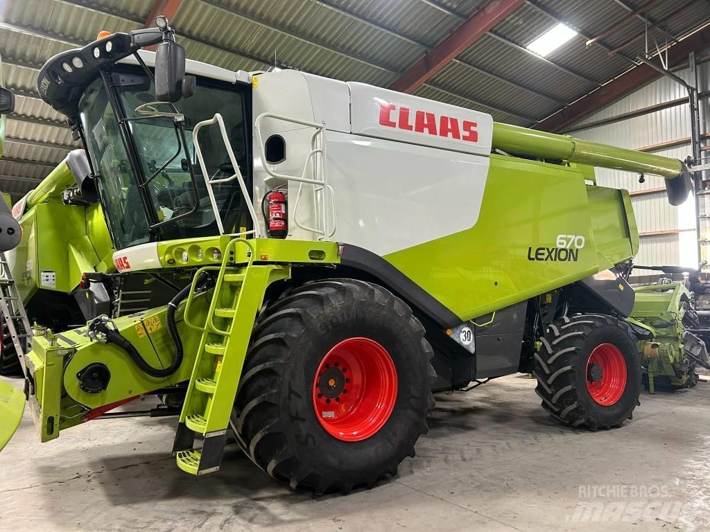CLAAS Lexion 670 4x4 Mejetærskere