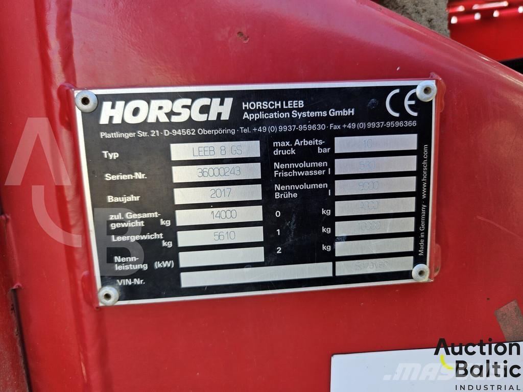 Horsch Leeb 8 GS Trailersprøjter