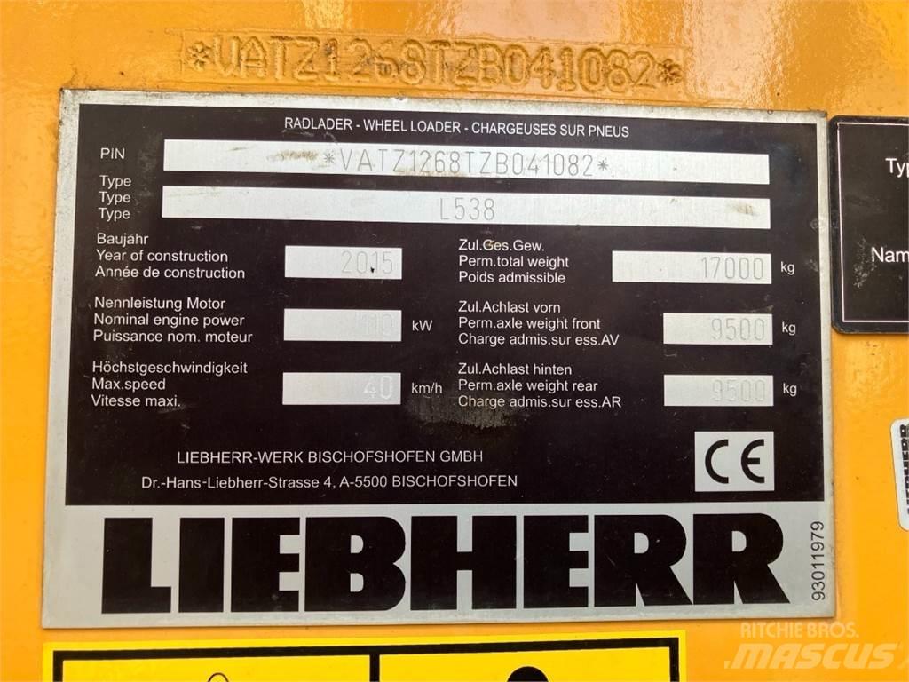 Liebherr L538 Læssemaskiner på hjul