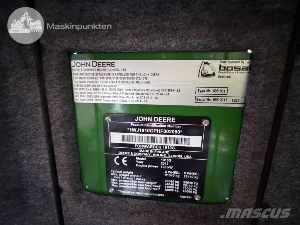John Deere 1910 G Udkørselsmaskiner