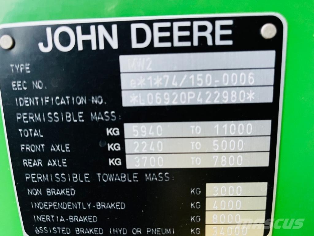 John Deere 6920 TLS Traktorer