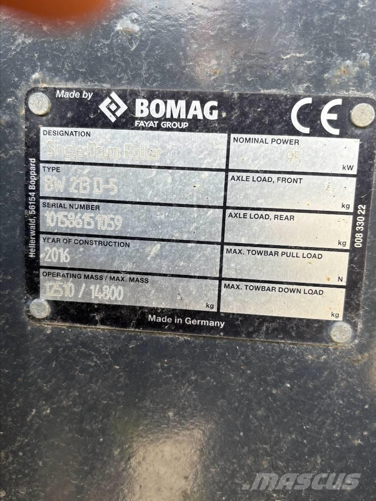 Bomag BW213D-5 Enkelt tromle